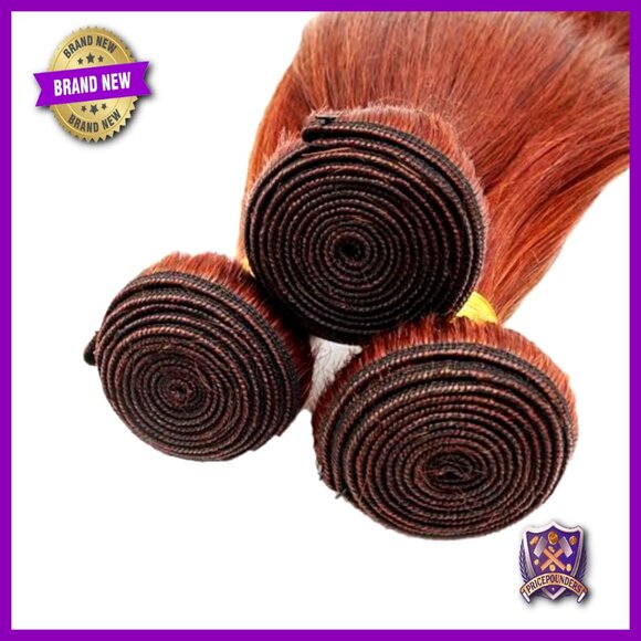 26-30 Inch Brazilian Virgin Human Hair Extensions 3 Bundles Straight Loose Wave
